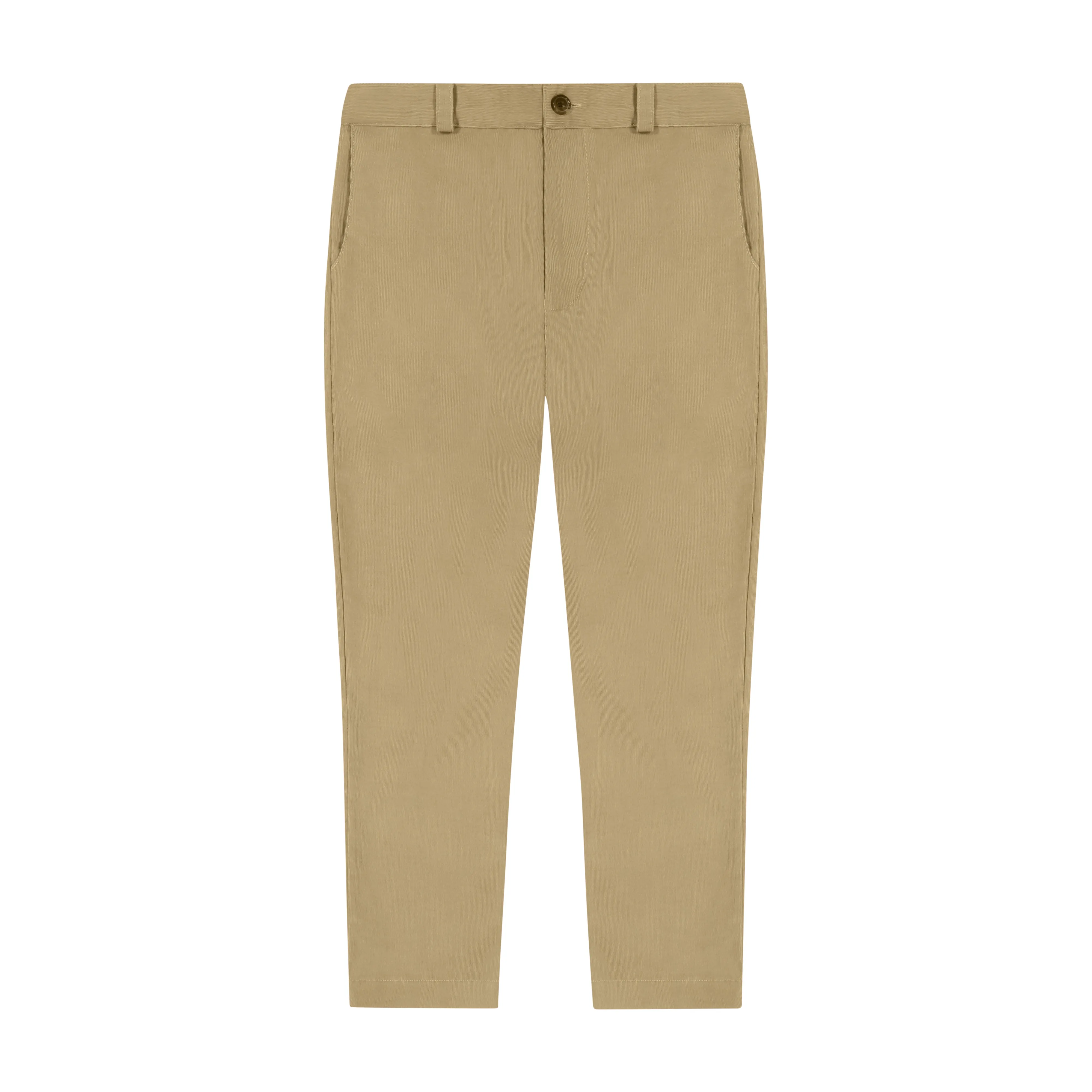 Alex Boys Flat Front Pant Khaki Corduroy