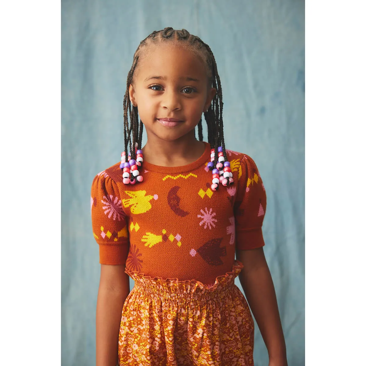 Bloomers in Gingerbread Tisbury Garden by Misha & Puff - Last Ones In Stock - 3-5 Years