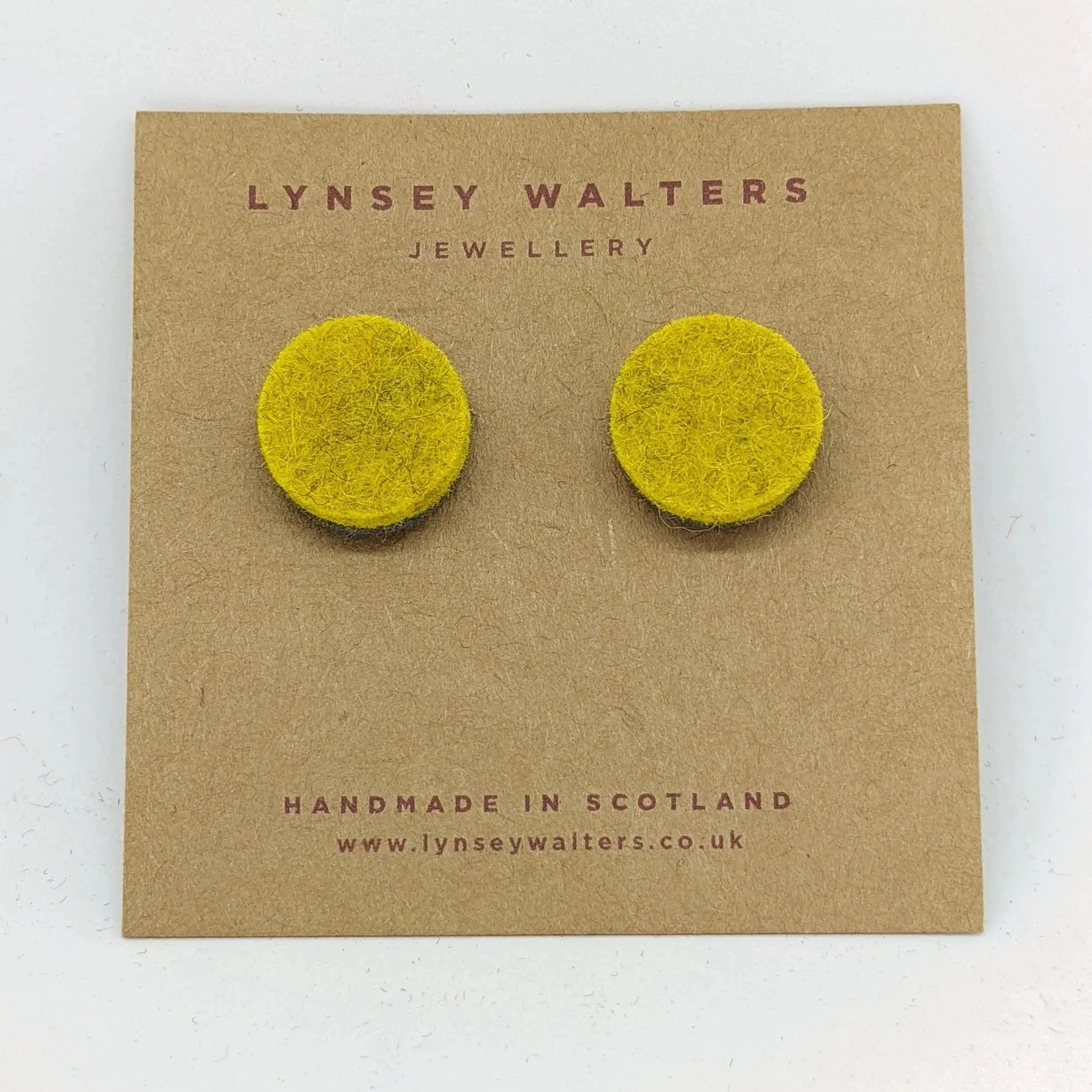 Colourful Studs - Mustard