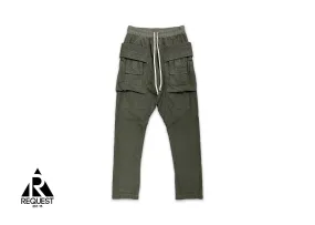 Corduroy Creatch Cargo Drawstring "Sage"