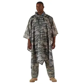 G.I. Type Rip-Stop Poncho | Multiple Colors
