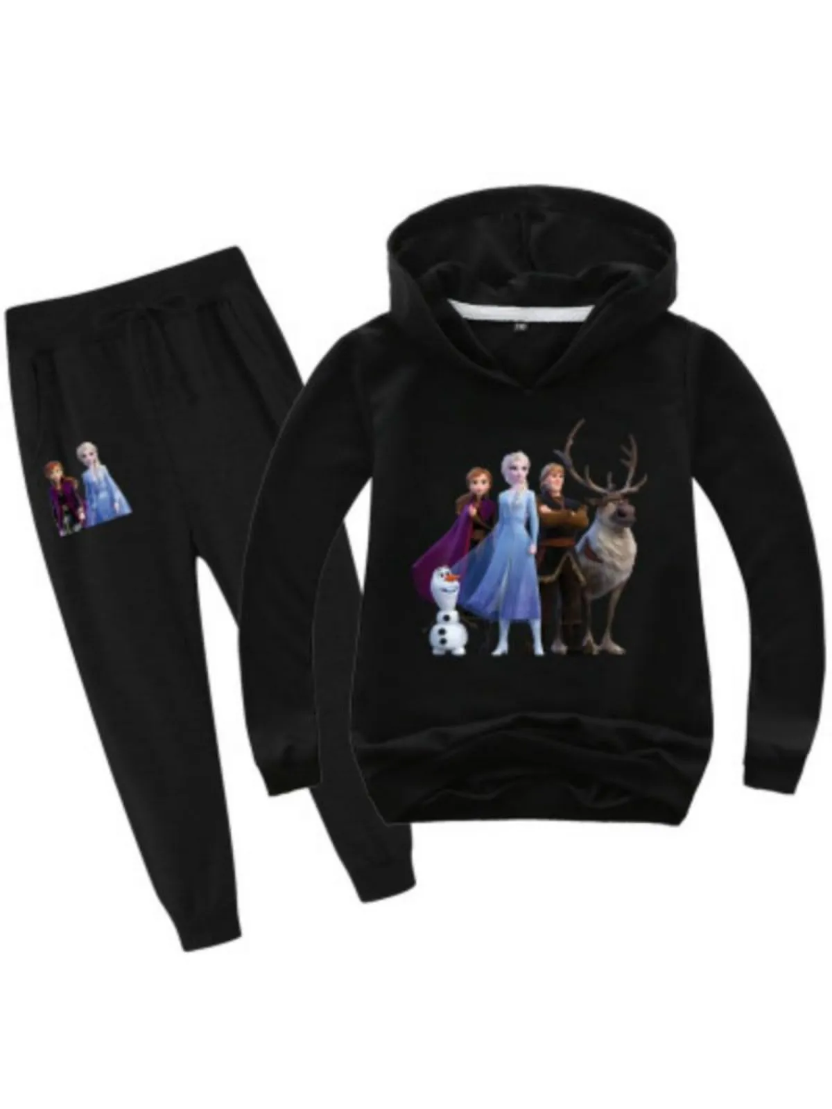 Girls  Hoodie and Pants Tracksuit Set