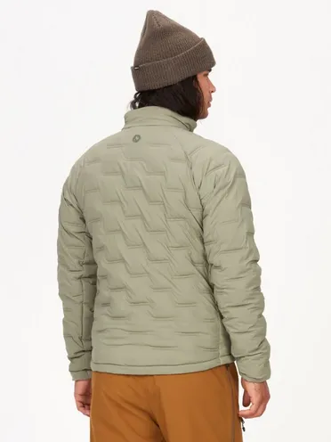 Marmot Mens WarmCube Active Novus Q Quilted Full Zip Jacket Vetiver Grey 2XL