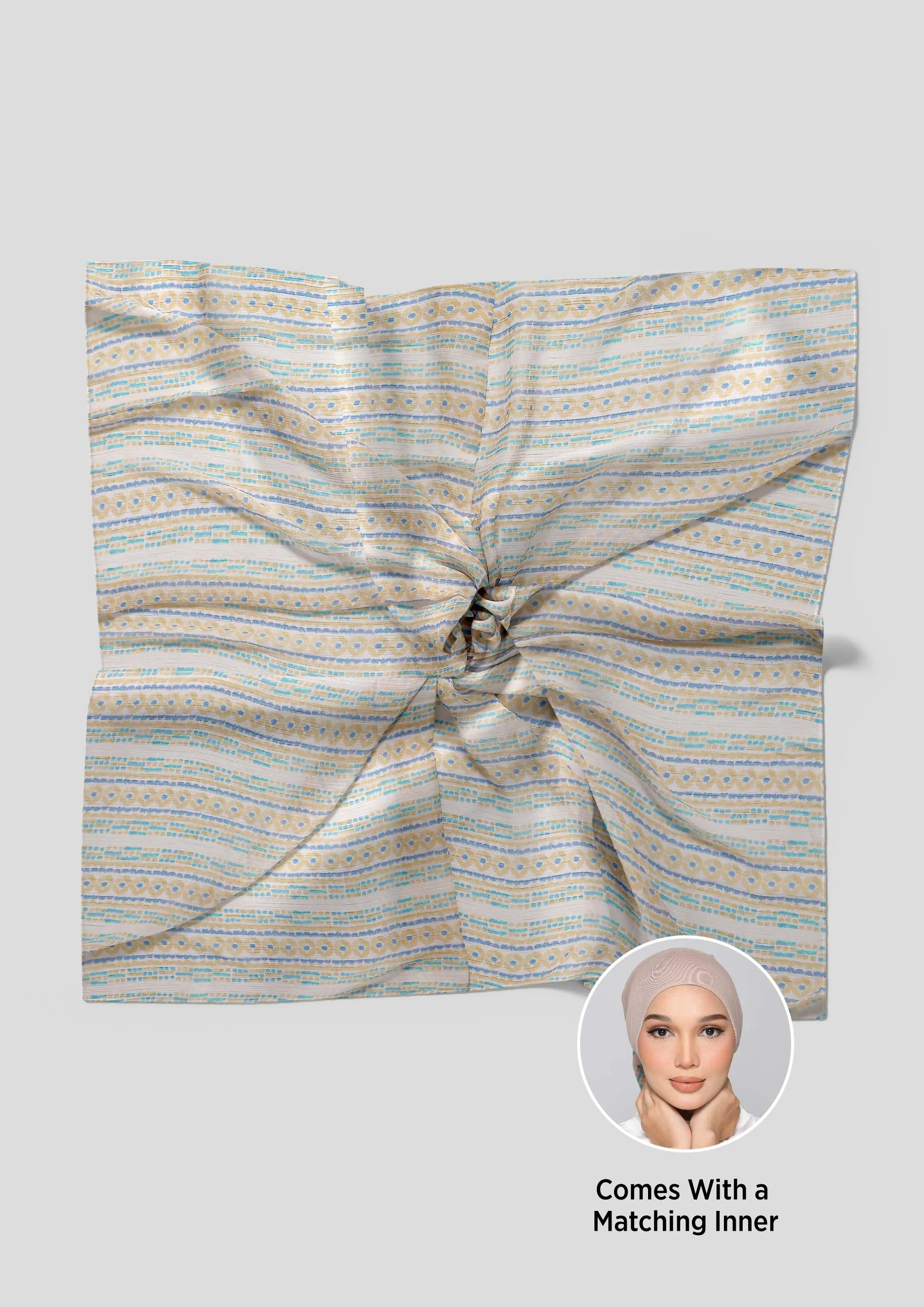 Saffron Thread - Shawl With Inner