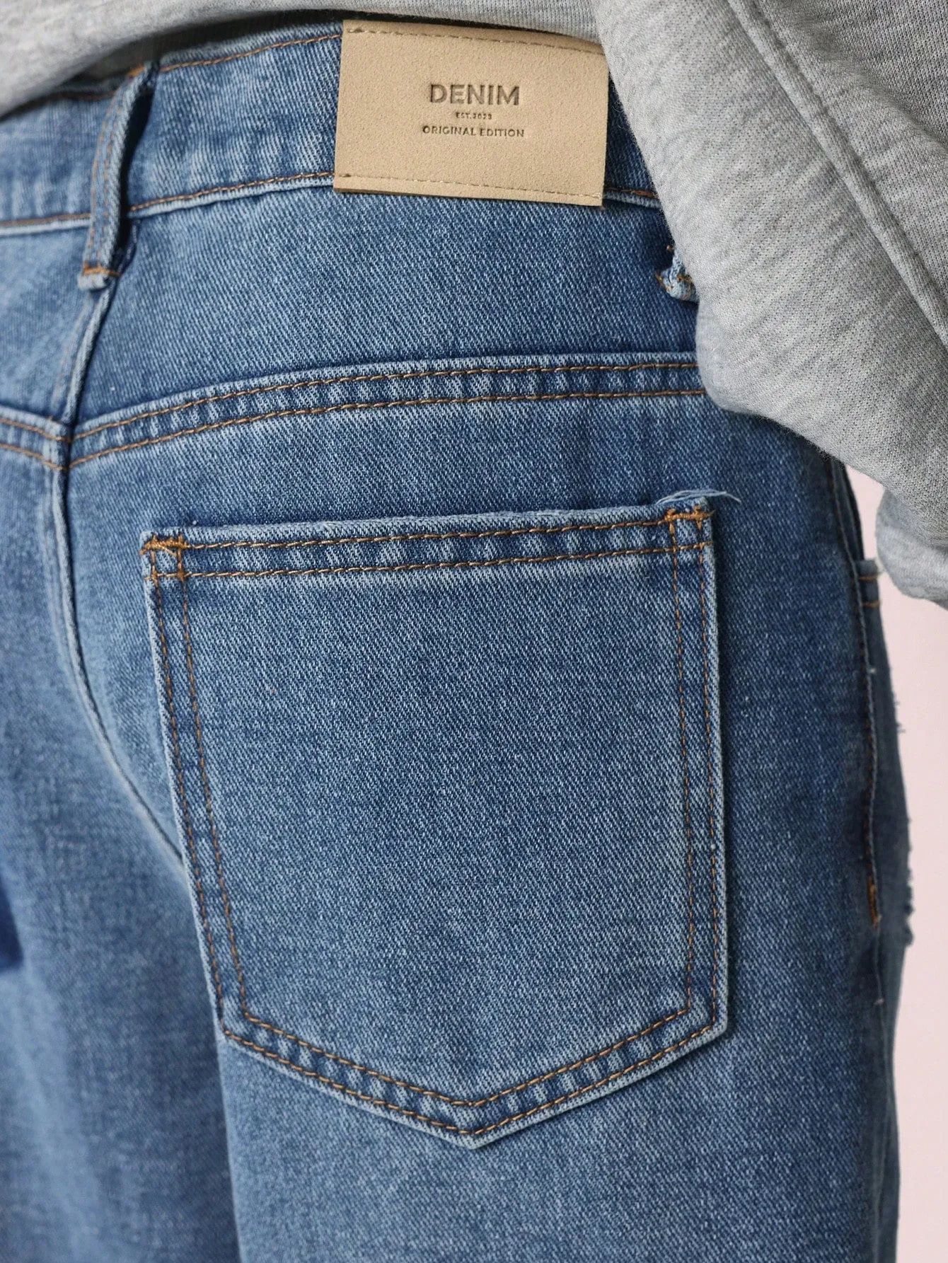 Tween Boys Boys Relaxed Baggy Fit Authentic Wash Distressed Jean